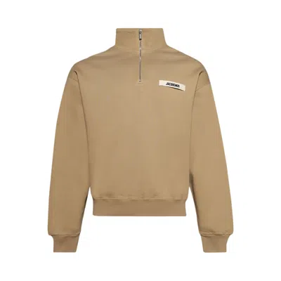 Pre-owned Jacquemus Le Camionneur Gros Grain 'dark Beige' | Tan | Men's Size S In Brown