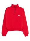 Jacquemus Le Camionneur Grosgrain Sweatshirt In Black
