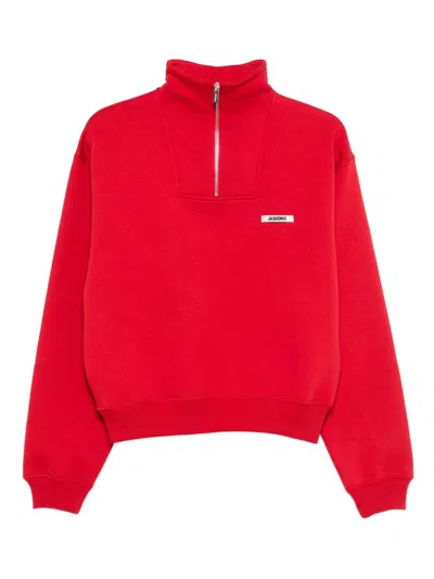 JACQUEMUS LE CAMIONNEUR GROSGRAIN SWEATSHIRT
