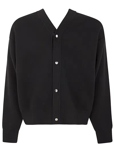 Jacquemus Le Cardigan Boutonne In Negro