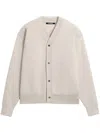 Jacquemus Long-sleeved Wool Cardigan In Neutrals