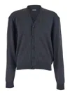 Jacquemus Embroidered Cardigan For Men In Gray
