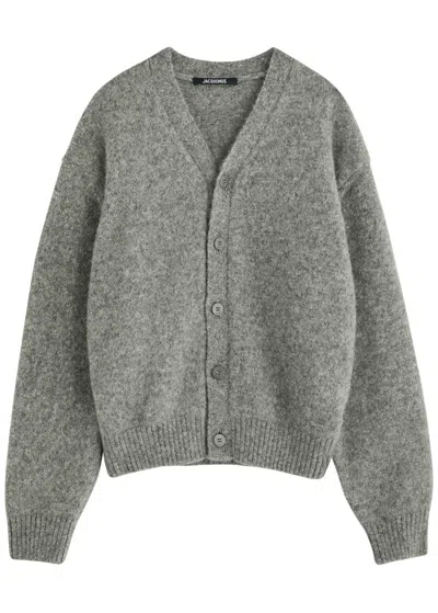 Jacquemus Gilet En Maille In Gray
