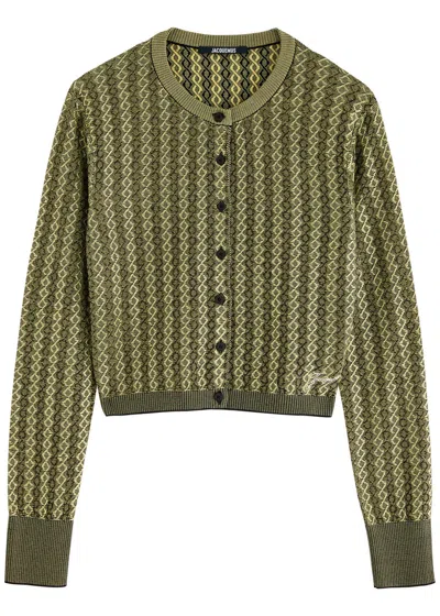 JACQUEMUS JACQUEMUS LE CARDIGAN MARINO KNITTED CARDIGAN