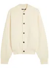 Jacquemus Le Cardigan Pallone Wool-blend Cardigan In White