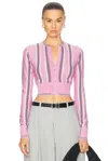 Jacquemus Pink Virgin Wool Le Cardigan Spiaggia Cardigan In Multi Pink