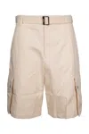 Jacquemus Men's Le Cargo Bermuda Shorts In Beige