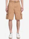 Jacquemus Le Cargo Bermuda Shorts In Beige
