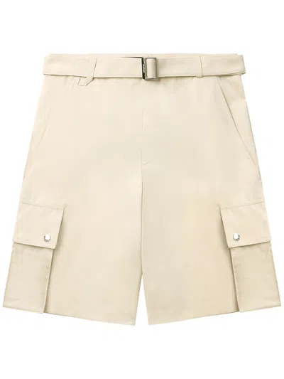 Jacquemus Le Cargo Bermuda Trousers In Neutral