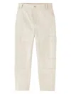 Jacquemus Cargo Trousers With Pockets And Loops In Metallic