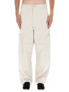 Jacquemus Cargo Trousers With Pockets And Loops In Neutral