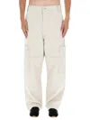 Jacquemus Cargo Trousers With Pockets And Loops In White