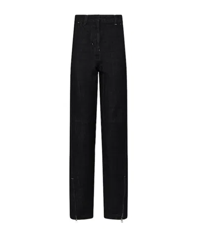 Jacquemus Le Cargo De-n?mes Ultra-high Rise Jeans In Black