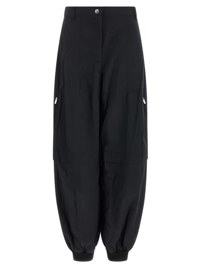 JACQUEMUS LE CARGO OVALO PANTS BLACK