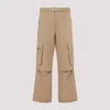 Jacquemus Cargo Pants Adjustable Cuffs In Camel