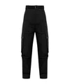 Jacquemus Cargo Gabardine Trousers In Eight In Black