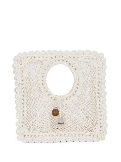 Jacquemus Bag Le Carré Beach In White