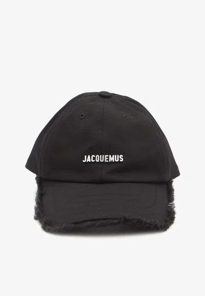 Jacquemus Le Casquette Artichaut Cap In Black