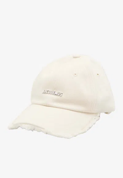 Jacquemus Le Casquette Artichaut Cap In Neutral