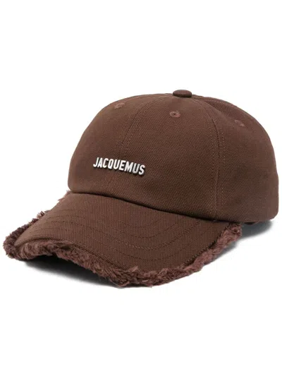 Jacquemus 'le Casquette Artichaut' Hat In Brown