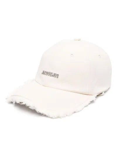 Jacquemus 'le Casquette Artichaut' Hat In White
