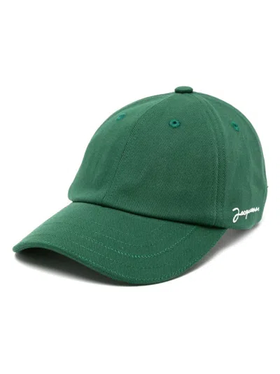 Jacquemus 'le Casquette' Hat In Green