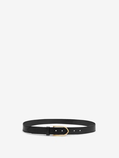 Jacquemus La Ceinture Leather Belt In Perforations And Stitching