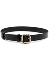 Jacquemus La Ceinture Salon Leather Belt In Black