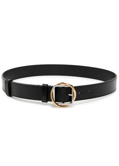 Jacquemus Le Ceinture Salon Leather Belt In Black