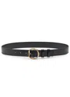 Jacquemus La Ceinture Salon Leather Belt In Black