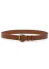 Jacquemus Le Ceinture Salon Leather Belt In Brown