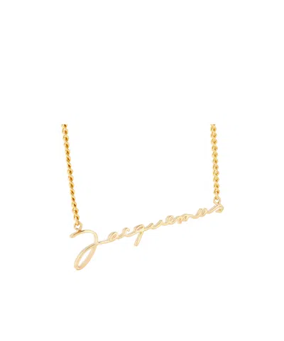 Jacquemus Le Chaine Necklace In Red