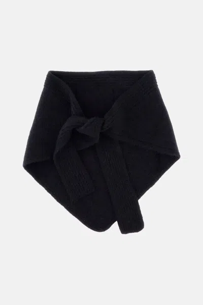 Jacquemus Le Chale Gros Grain In Black