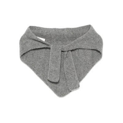 Jacquemus Le Chale Gros Grain Scarf In Yellow