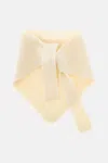 Jacquemus Le Chale Gros Grain In Neutral