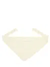 Jacquemus Le Chale Gros Grain In White