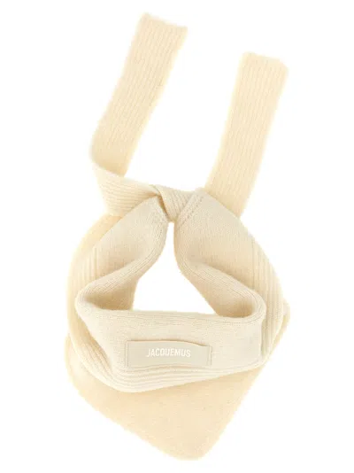Jacquemus The Chale Gros Grain In Neutral