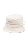 Jacquemus Le Chapeau Bob Gadjo Bucket Hat In Neutral