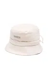 Jacquemus Le Chapeau Bob Gadjo Bucket Hat In Neutral
