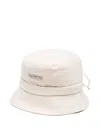 Jacquemus Le Chapeau Bob Gadjo Bucket Hat In Brown