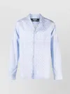 Jacquemus Patchwork Long-sleeve Shirt With Classic Collar In White