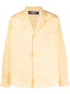 Jacquemus Le Chemise Luis Paisley-print Shirt In Yellow