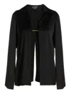 Jacquemus Black Le Papier 'la Chemise Notte' Shirt In Black