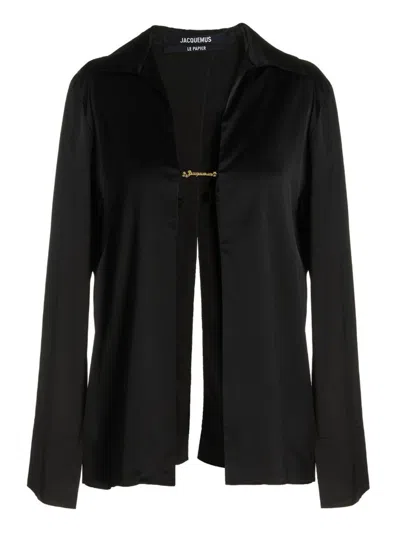 Jacquemus 'le Chemise Notte' Shirt In Black
