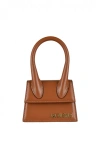 Jacquemus Le Chiquito Mini Leather Shoulder Bag In Brown