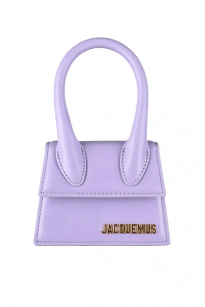 Jacquemus Le Chiquito Handbag In Pink & Purple