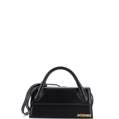 Jacquemus Le Chiquito Foldover Long Tote Bag In Black
