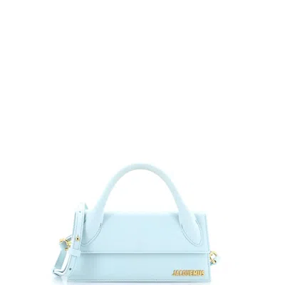 Jacquemus Le Chiquito Bag Leather Long In Blue