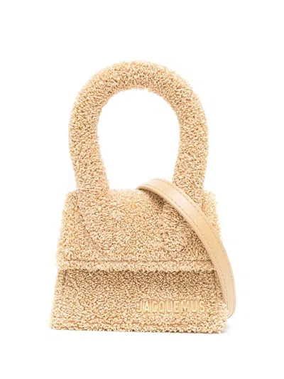 Jacquemus Logo-plaque Tote Bag In Neutrals