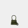Jacquemus Le Chiquito Mini Python-embossed Leather Shoulder Bag